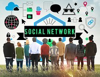 Social Media Social Networking Technology Innovation Concept
