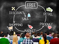 Free Product Shopping Retail Sale Market Concept