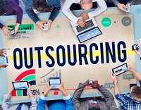 Outsourcing Recruitment Human Resource Hiring Concept