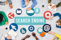 Seo Search Engine Optimization Searching Concept