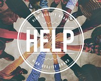 Help Helping Hand Assistance Charity Concept