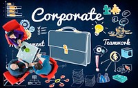 Corporate Business Professional Organization Concept