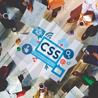 CSS Program Web Development Technology Concept