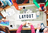 Layout Blueprint Design Consturction Editing Concept
