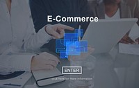 E-Commerce Online Marketing Website Connect Concept