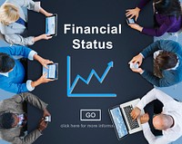 Financial Status Money Cash Growth Analysis Concept