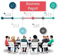 Business Report Progress Research Analysis Status Concept