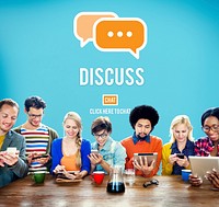 Discuss Forum Chat Group Topic Concept