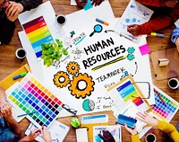 Human Resources Employment Job Teamwork Design Working Concept