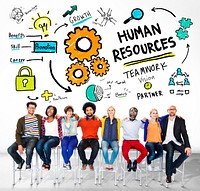 Human Resources Employment Job Teamwork People Friendship Concept