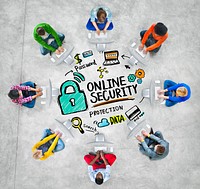 Online Security Protection Internet Safety Online Technology Concept