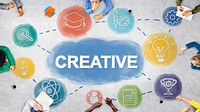 Creative Think Big Brainstorming Graphic Concept