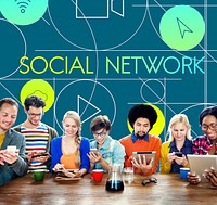 Social Network Internet Multimedia Concept
