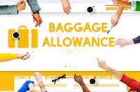Baggage Luggage Allowance Passanger Plane Concept