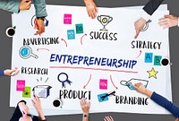 Entrepreneurship Business Goal Investment Plan Concept
