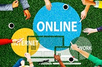 Online Network Internet Connnecting Concept