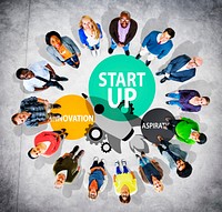 Startup Business Plan Innovation Aspiration  Concept