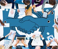 Agreement Greeting Handshake Partnership Team Concept