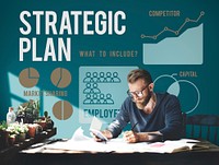 Bussiness Strategy Ideas Plan Progress Concept