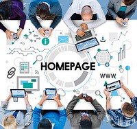 Homepage Website WWW Address Connection Concept