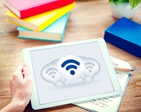 Wireless Internet Technology Icon Concept