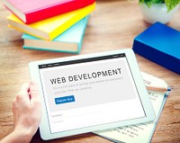 Website Development Internet Homepage Layout Concept
