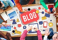 Blog Blogging Social Network Online Internet Concept