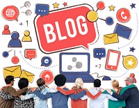 Blog Blogging Social Network Online Internet Concept