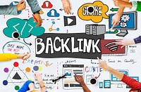 Backlink Hyperlink Internet Connection Online Network Concept