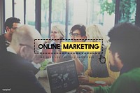 Online Marketing Advertisement Strategy Target Promotion Concept