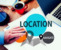 Location Destination Navigation Map Direction Concept