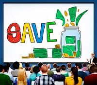 Save Saving Investment Finance Money Concept
