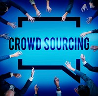 Crowedsourcing Collaboration Group Online Community Concept