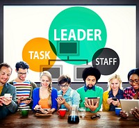 Leader Leadership Manager Task Staff Concept