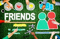 Friends Group People Social Media Loyalty Concept
