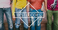 Best Friend Buddies Companionship Togetherness Concept