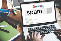 Spam Virus Online Security Phishing Threat Concept