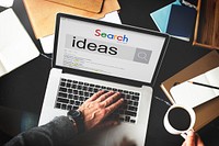 Searching Ideas Aspiration Internet Website Concept