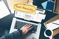 Test Results Report Research Examination Concept