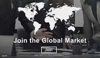 Join the Global Marketing Business Strategy Commerce Website Concept