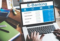 E-Banking Bank Banking Credit Card Finance Money Concept