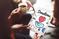 Donations Volunteer Charity Heart Welfare Concept