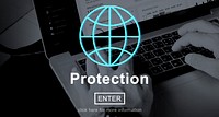 Protection Policy Privacy Safety Homepage Concept