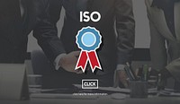 ISO Business Industrial Certification Quality Concept
