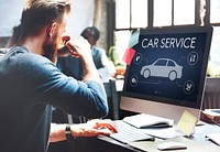 Car Service Repairment Help Concept