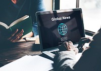 Global News Online Technology Update Concept