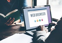 Generic Web Browser Online Page Concept