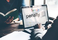 Penalty Fine Justice Punishment Rules Law Legal Concept
