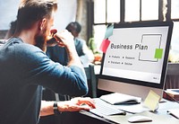 Business Plan Startup Strategy Goals Concept