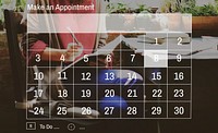Calendar Appointment Day Event Meeting Memo Concept